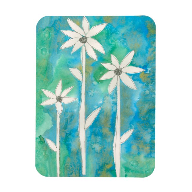 Dainty Daisies I Magnet (Vertical)