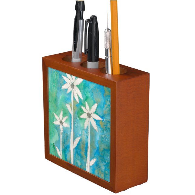 Dainty Daisies I Pencil/Pen Holder (In Situ)