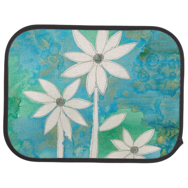 Dainty Daisies II Car Floor Mat (Rear)