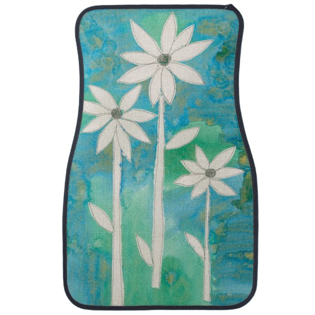 Dainty Daisies II Car Mat (Front)