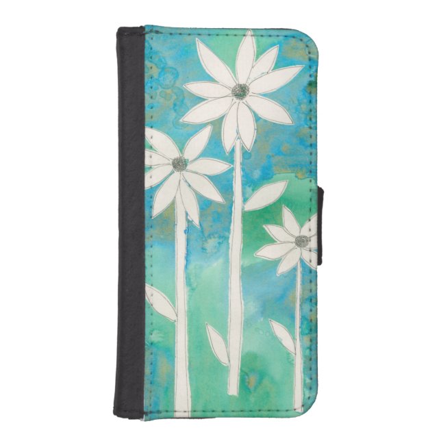 Dainty Daisies II iPhone Wallet Case (Front)