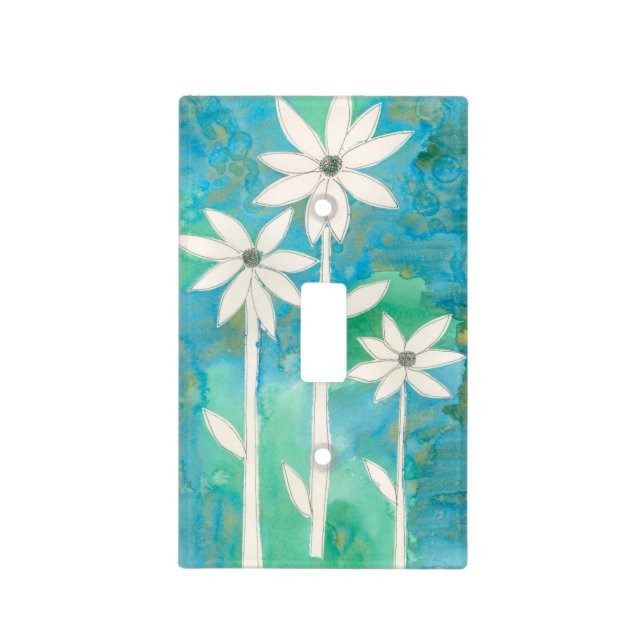 Dainty Daisies II Light Switch Cover (Front)