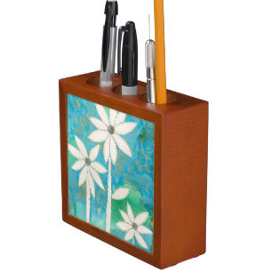Dainty Daisies II Pencil/Pen Holder