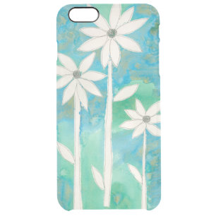 Dainty Daisies II Clear iPhone 6 Plus Case