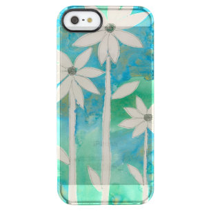 Dainty Daisies II Clear iPhone SE/5/5s Case