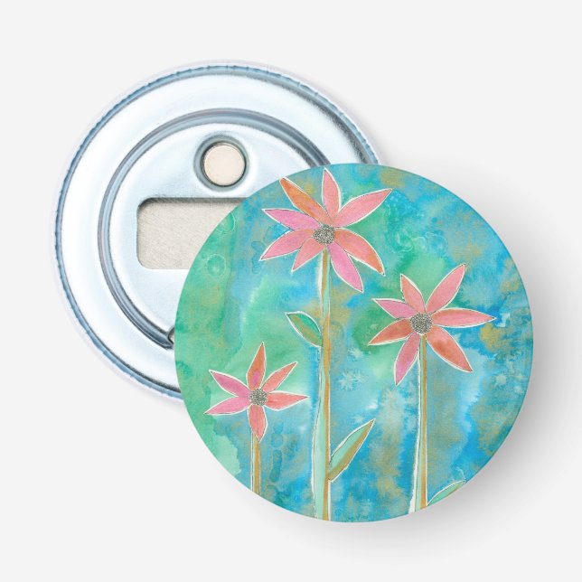 Dainty Daisies III Bottle Opener (Front)