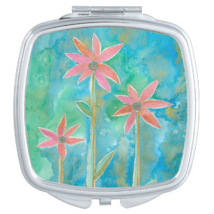 Dainty Daisies III Compact Mirror