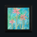 Dainty Daisies III Jewelry Box<br><div class="desc">Floral</div>