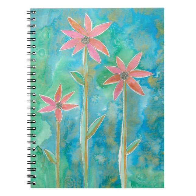 Dainty Daisies III Notebook (Front)