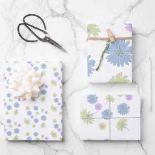 Dainty Daisies Wrapping Paper Sheets