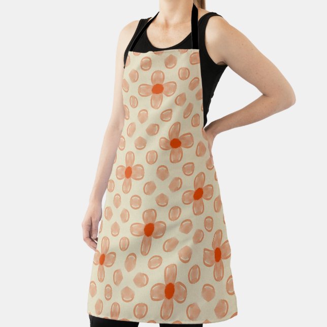 Dainty Dot Florals Apron (Insitu)