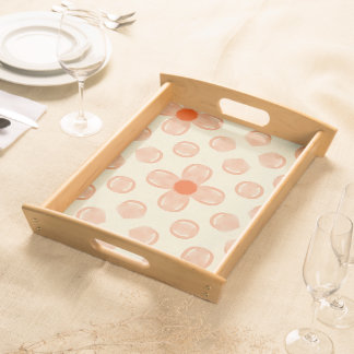 Dainty Dot Florals Serving Tray