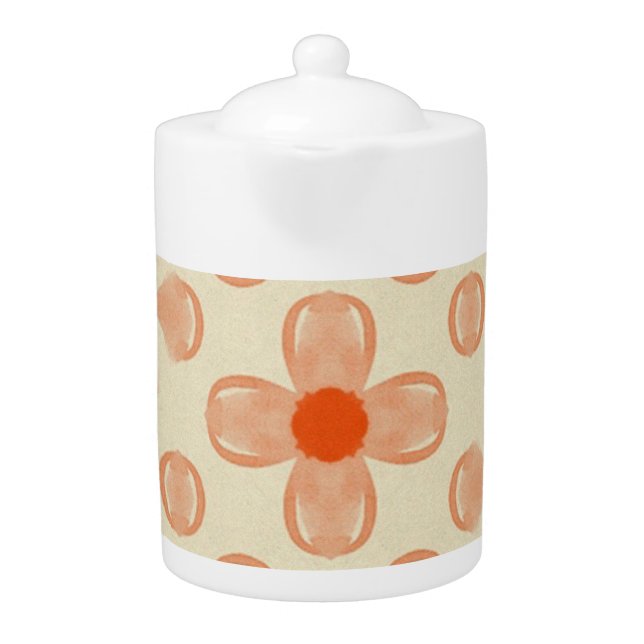 Dainty Dot Florals Teapot (Front)
