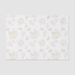 Dainty Floral Bouquet Botanical Art Pattern Tissue Paper