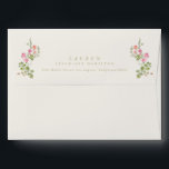 dainty floral spring garden wedding bridal shower envelope<br><div class="desc">***this design is part of a collection*** _______________________ this design template is fully editable and customizable by you the customer - click personalize further button if you wish to move, add, delete, or make significant changes to the design _______________________ *if you have any DESIGN questions or need more designs or...</div>