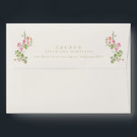 dainty floral spring garden wedding bridal shower envelope<br><div class="desc">***this design is part of a collection*** _______________________ this design template is fully editable and customizable by you the customer - click personalize further button if you wish to move, add, delete, or make significant changes to the design _______________________ *if you have any DESIGN questions or need more designs or...</div>