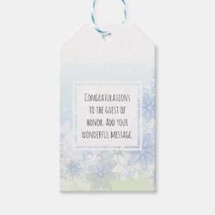 Dainty Flowers Gift Tags