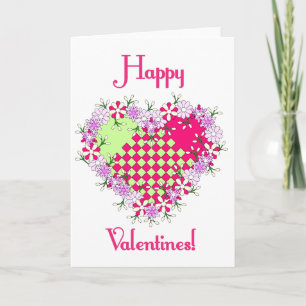 Dainty Happy Valentines! Holiday Card