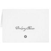 Dainty Hearts Card (Back Horizontal)