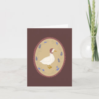 Dainty little goose card