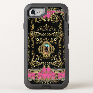 Dainty Nora Beautiful Cool Protective Monogram OtterBox Defender iPhone SE/8/7 Case