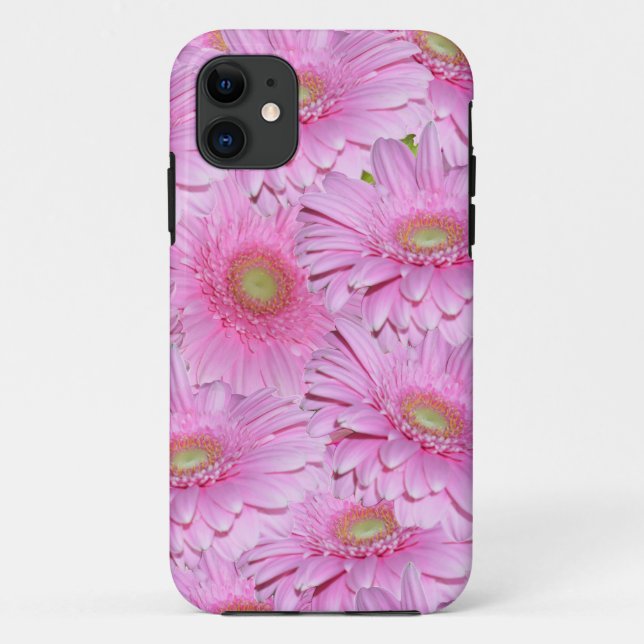 Dainty Pastel Pink Gerber Flowers, Case-Mate iPhone Case (Back)