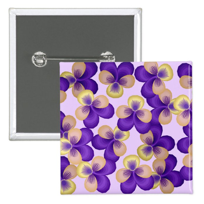 Dainty Purple Flowers Pins