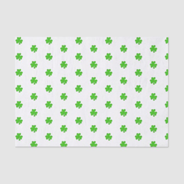 Dainty Shamrocks Tissue Paper (Front)