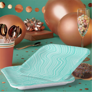 Dainty Square Paper Plate for Tea Parties