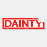 Dainty Stamp Bumper Sticker