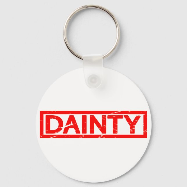 Dainty Stamp Keychain (Front)