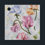 Dainty Sweetpeas Favor Tags<br><div class="desc">Sweet Pea Lovers - Gorgeous Floral Gift or Favor Tags to enhance your gift giving and to impress your recipient.  Flower Lovers will be delighted to receive a gift tagged in this beautiful design.  Customize with your greeting and name.  Flowers have been painted in watercolor by the designer</div>