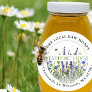 Dainty Wildflowers Honey Label Pure Local Raw