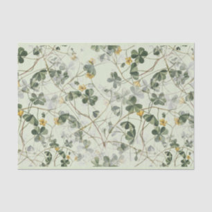 Dainty Woodland Yellow Wildflower Oxalis Floral Tissue Paper
