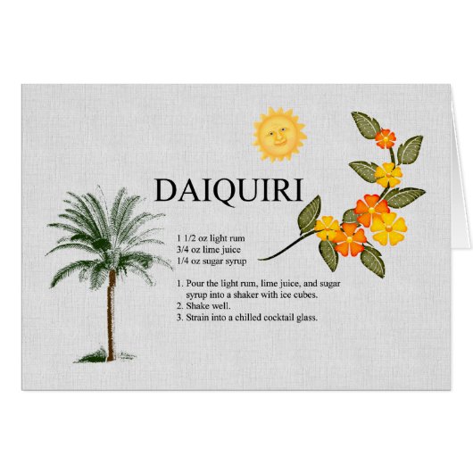 Daiquiri Cards (Front Horizontal)