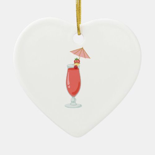 Daiquiri Cocktail Ceramic Ornament