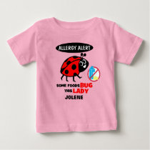 Dairy Allergy Alert Ladybug Shirt