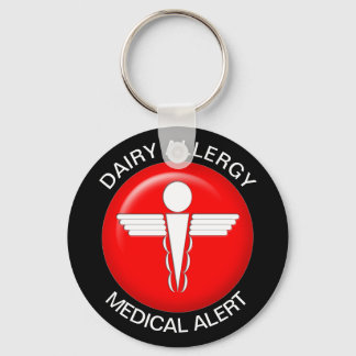 Dairy Allergy Keychain