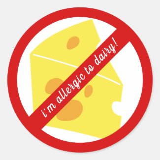 Dairy / Cheese Allergy Alert