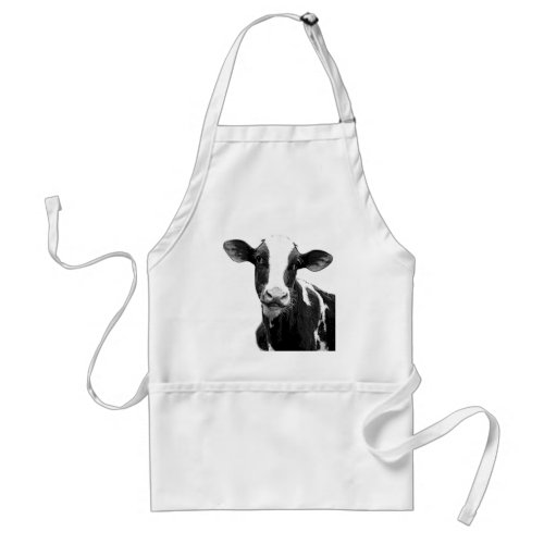 Dairy Cow _ Black and White Dairy Calf Adult Apron