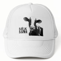 Dairy Cow - Black and White Dairy Calf Trucker Hat