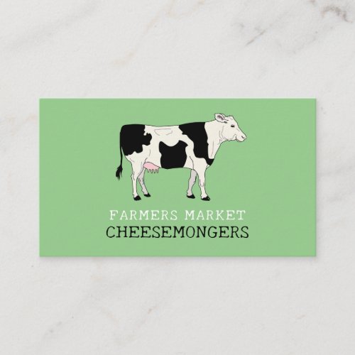 Dairy Cow Cheesemonger Business Card