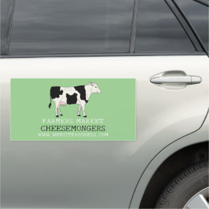 Dairy Cow, Cheesemonger Car Magnet