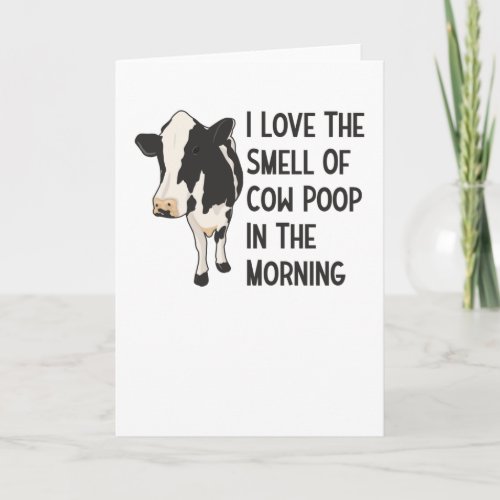 Dairy Cow Farmer Cow Farmer Cow Pasture Cowshed Card