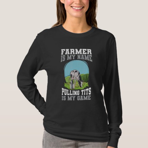 Dairy Cow Farming Quote for a Cow Farmer 1 T_Shirt