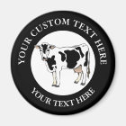 Dairy Cow Icon Logo Custom 