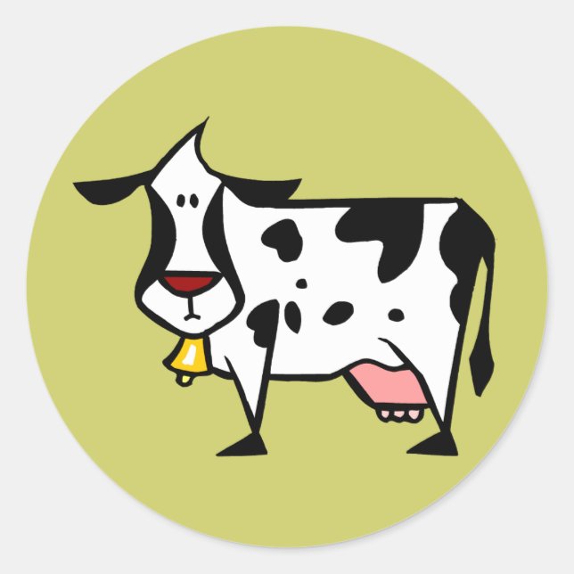 Dairy Cow Stickers (Front)