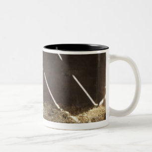 Dairy cow Two-Tone coffee mug
