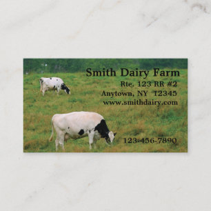 Dairy Cows Business Card