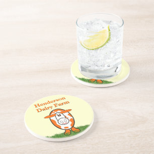 Dairy Farm Cute Cow Coasters